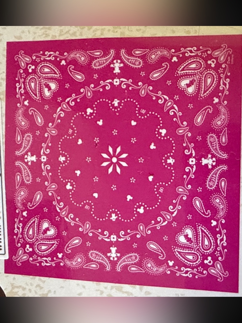 Pink Bandana Minnie Mouse theme